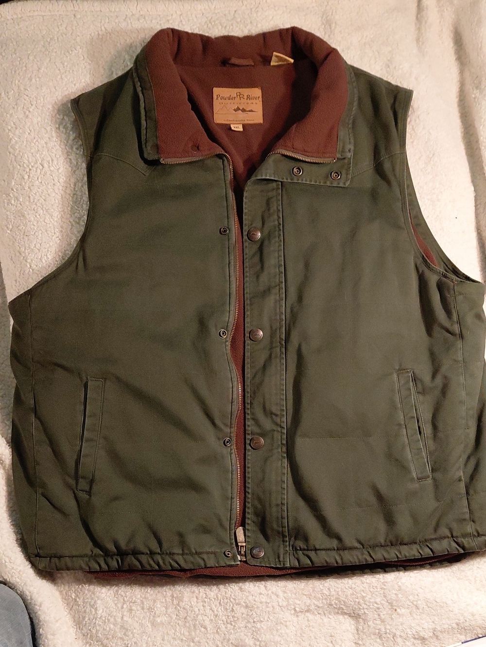 Green Powder River Outfitters Vest